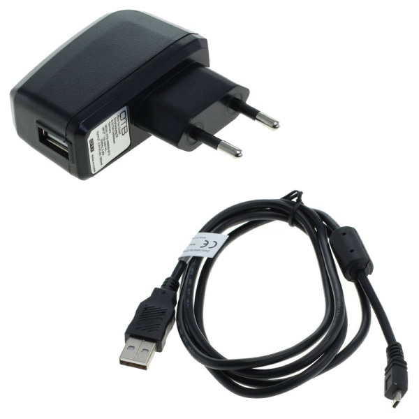 adaptateur secteur + Câble USB p. Konica Minolta DiMAGE E500