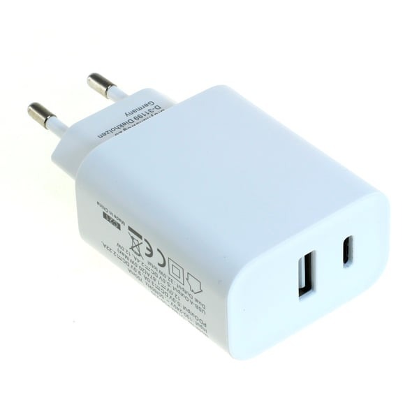 Chargeur USB double USB-C pour iPhone 13 pro Max