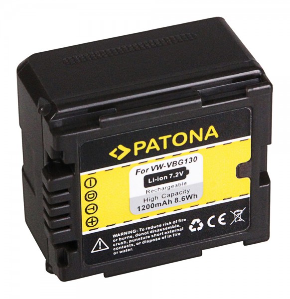 Batterij voor Panasonic HDC-SD100