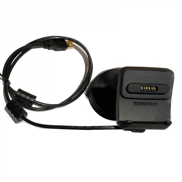 TomTom Support de fixation magnétique alimenté + Câble USB pour GPS 7"/Go Expert/Discove