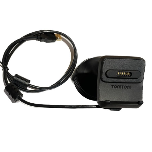 TomTom Support de fixation magnétique alimenté + Câble USB pour TomTom GO Camper Max