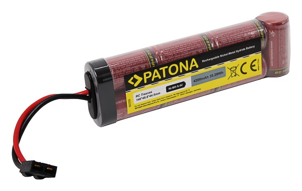 Batterie RC 8.4V 4200mAh Ni-MH avec connecteur Traxxas pour véhicules RC