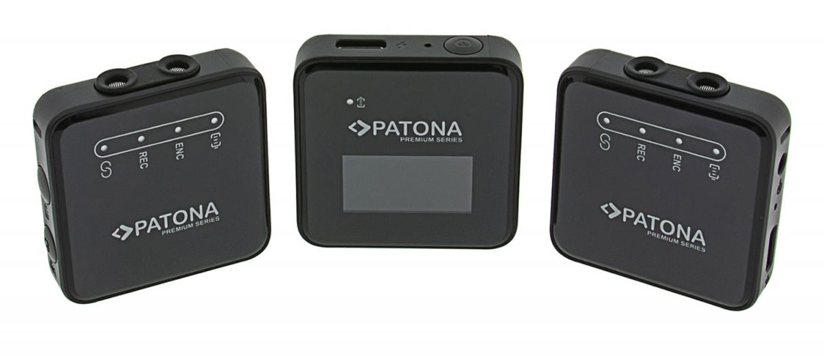 Set van 2 draadloze microfoons voor Sony Alpha 33