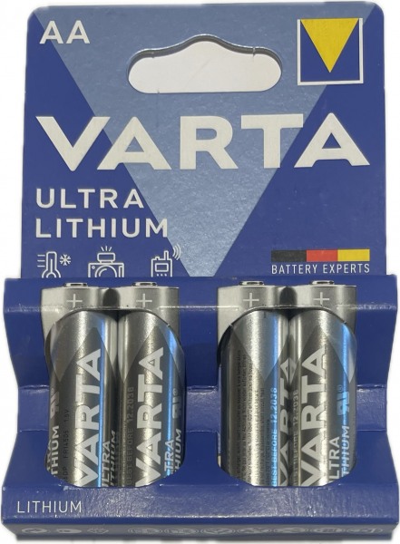 4x Piles Varta Professional Lithium AA pour Samsung S85