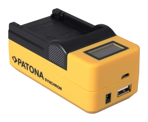 Chargeur de batterie micro-USB avec LCD pour Nikon Coolpix P1 